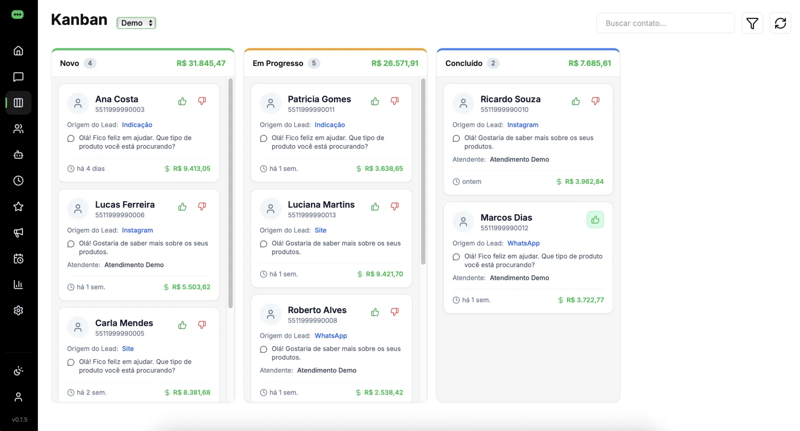 CRM e funil de vendas que você revende
